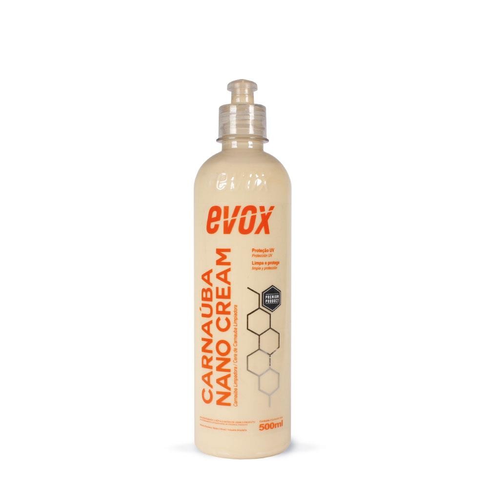 Cera Limpadora Carnauba Nano Cream 500ml Evox