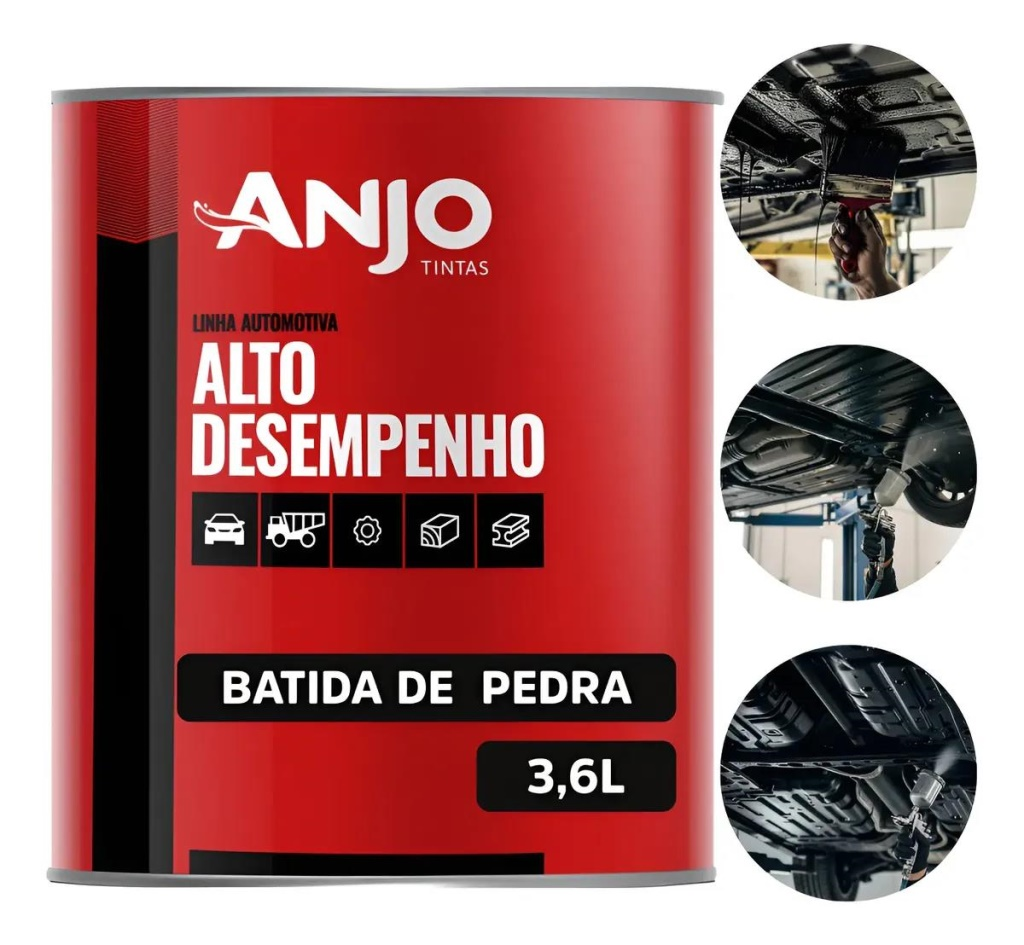 Emborrachamento Bate Pedra Preto 900ml Anjo