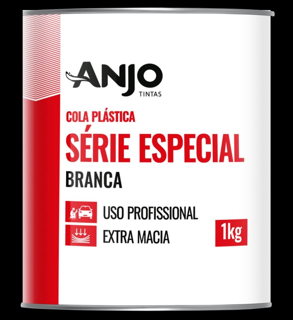 Massa Plastica Cola plastica branca 1Kg Anjo