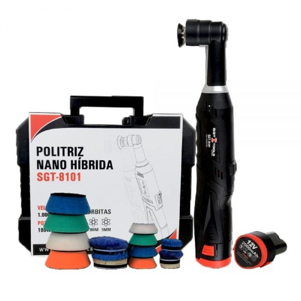Politriz Nano Híbrida 180W Bivolt Bateria 12V SGT-8101 Sigma Tools