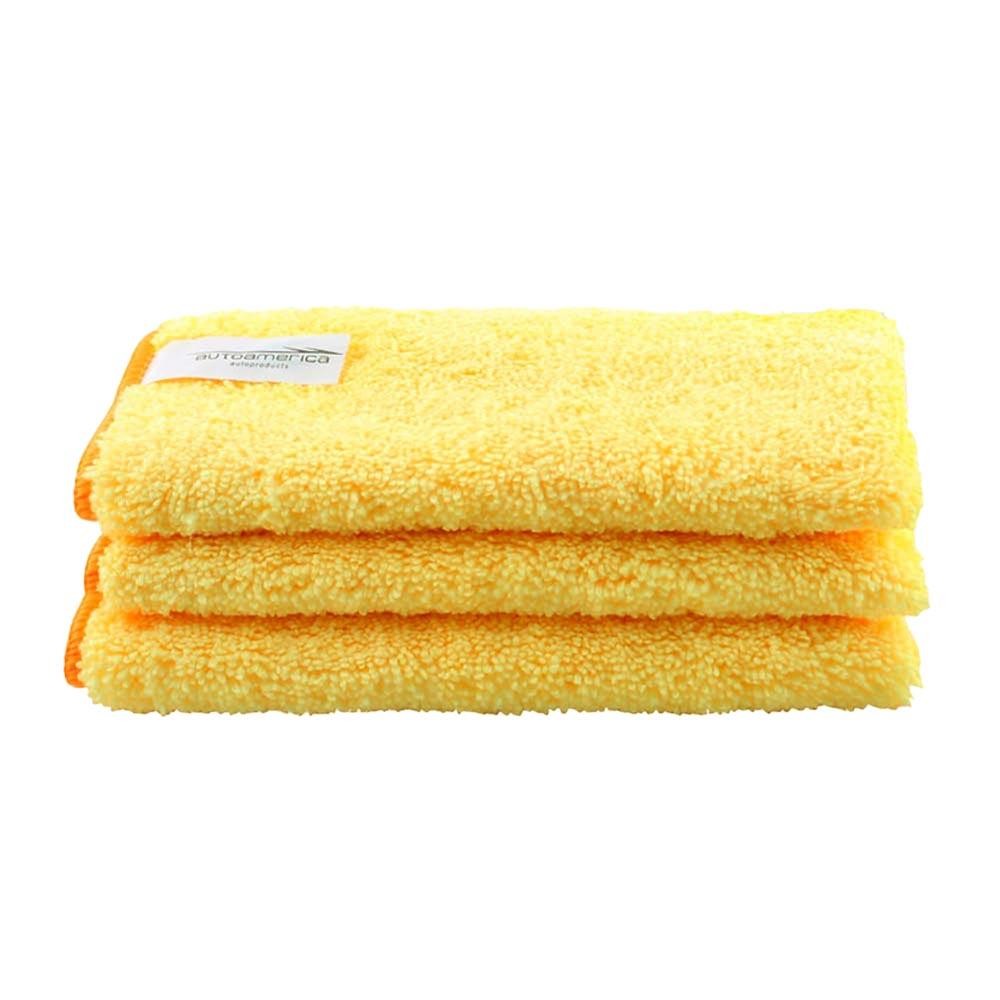 Kit 3 Flanelas de Microfibra Premium 40 x 60cm Autoamerica
