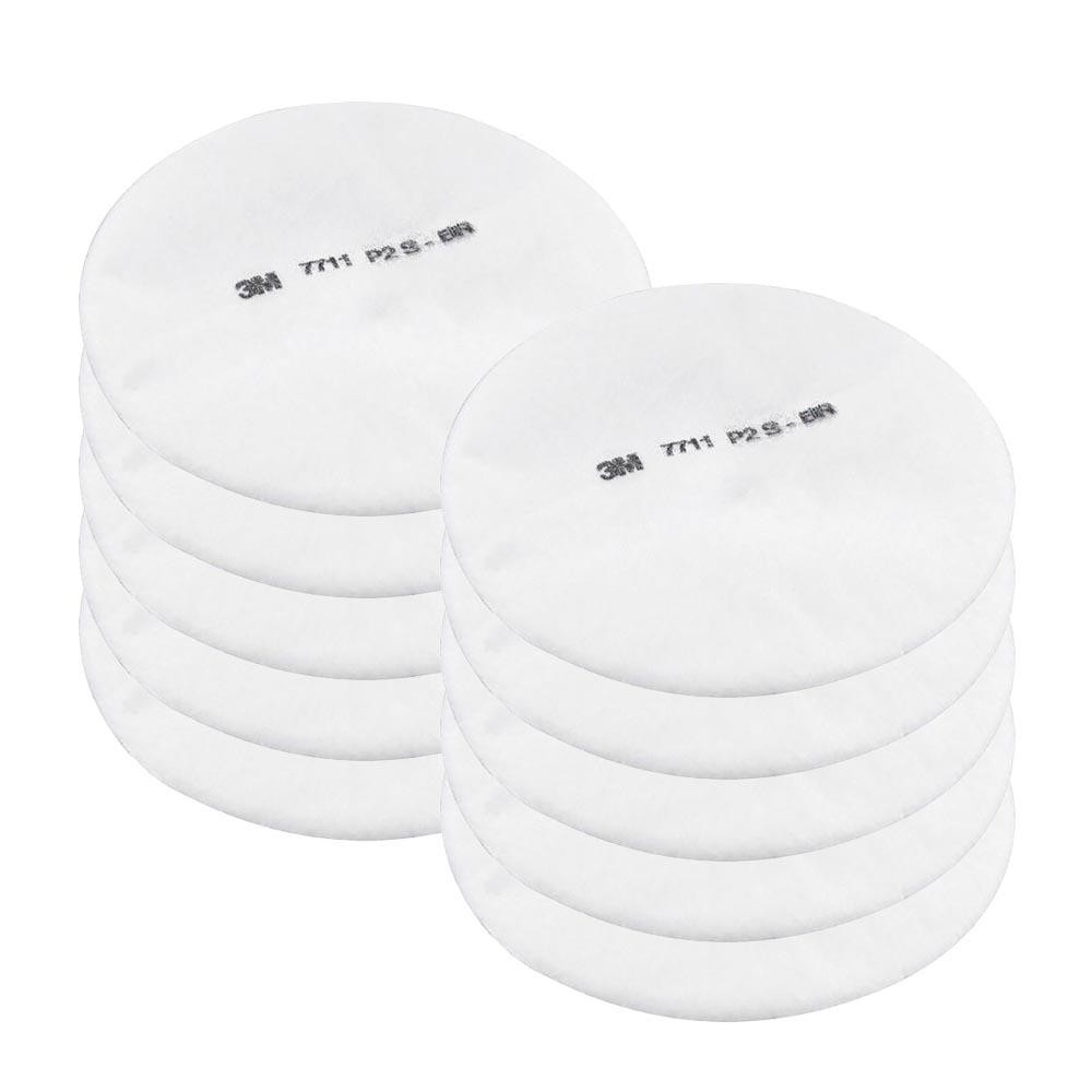 Kit 10 Filtros de Partículas 7711 P2 para Respirador Série 3000 3M
