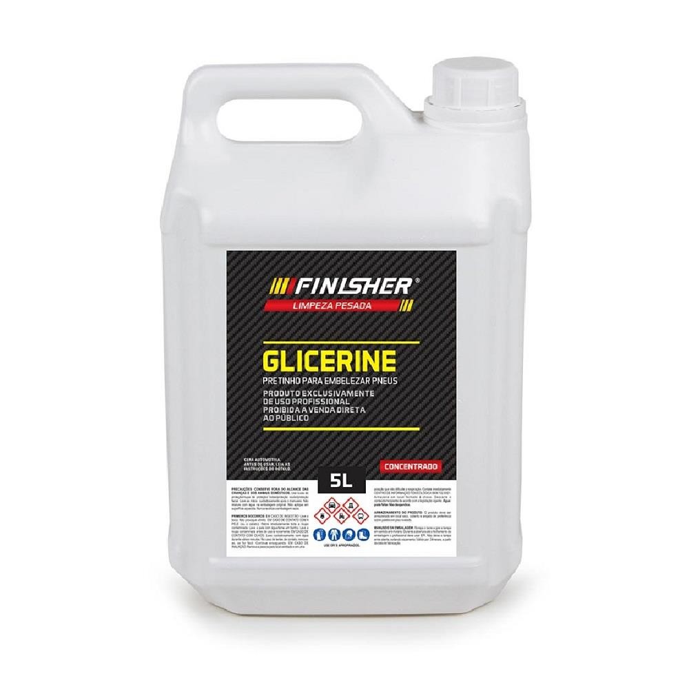 Pretinho para Pneus Concentrado Glicerine 5 LItros Finisher