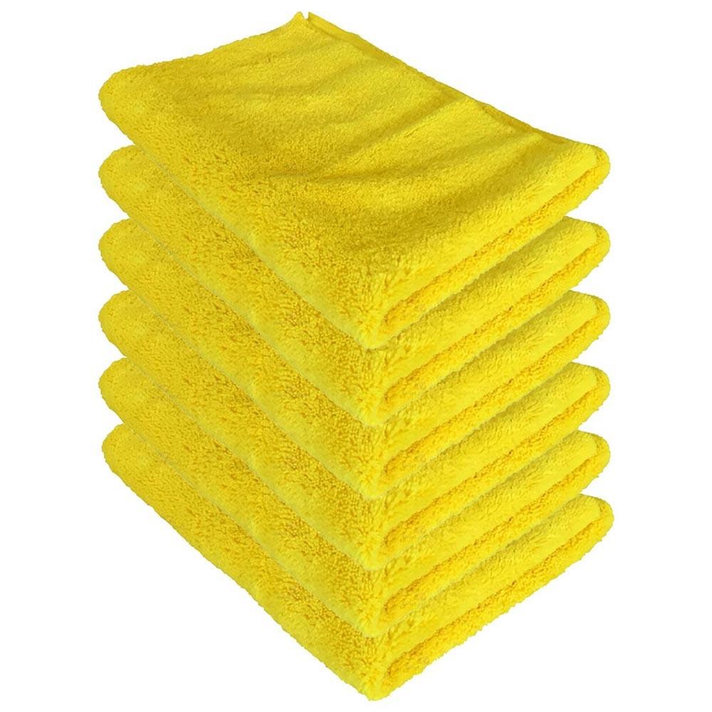 Kit 6 Flanelas de microfibra corte a laser 40x60cm Detailer