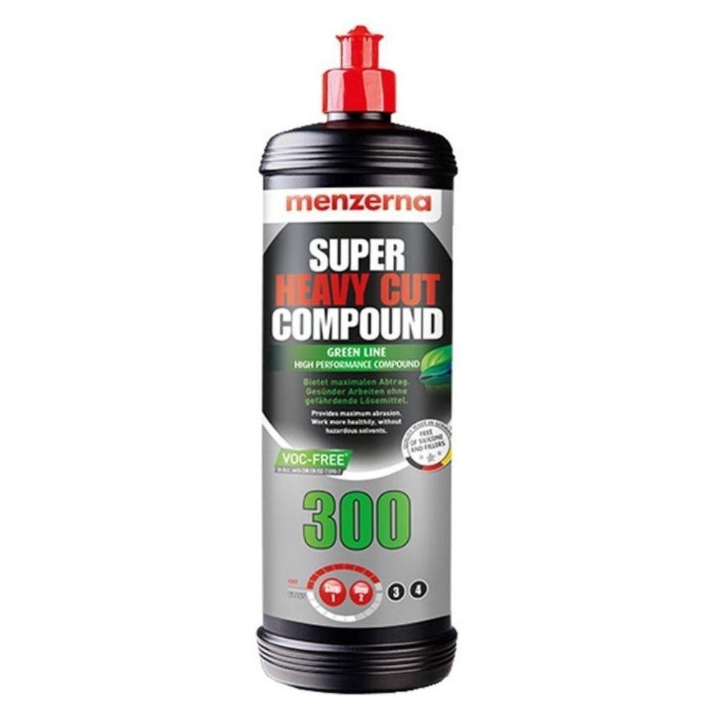 Composto Polidor Super Heavy Cut Green Line 300 1 Litro Menzerna