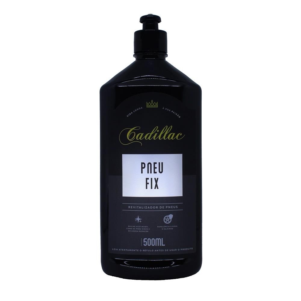 Revitalizador de Pneus Pretinho Pneu Fix 500ml Cadillac