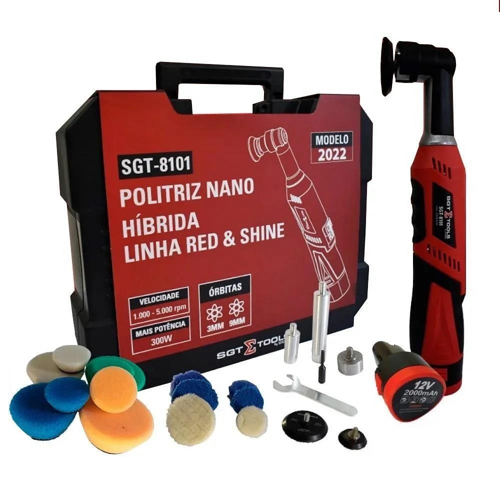 Politriz Nano Híbrida 300W 12V Bivolt SGT-8101 Sigma Tools