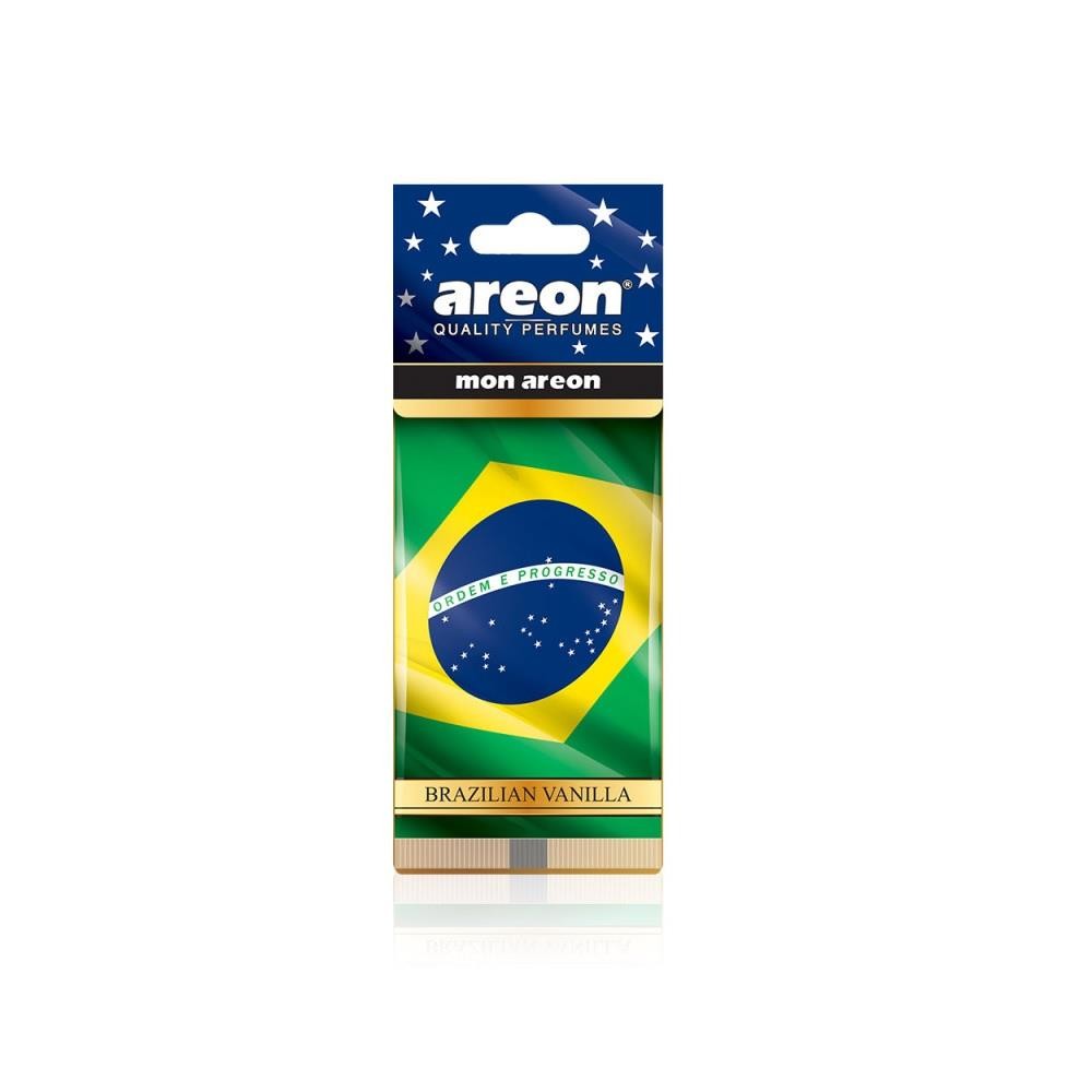 Aromatizante Automotivo Folha Brazilian Vanilla Mon Areon