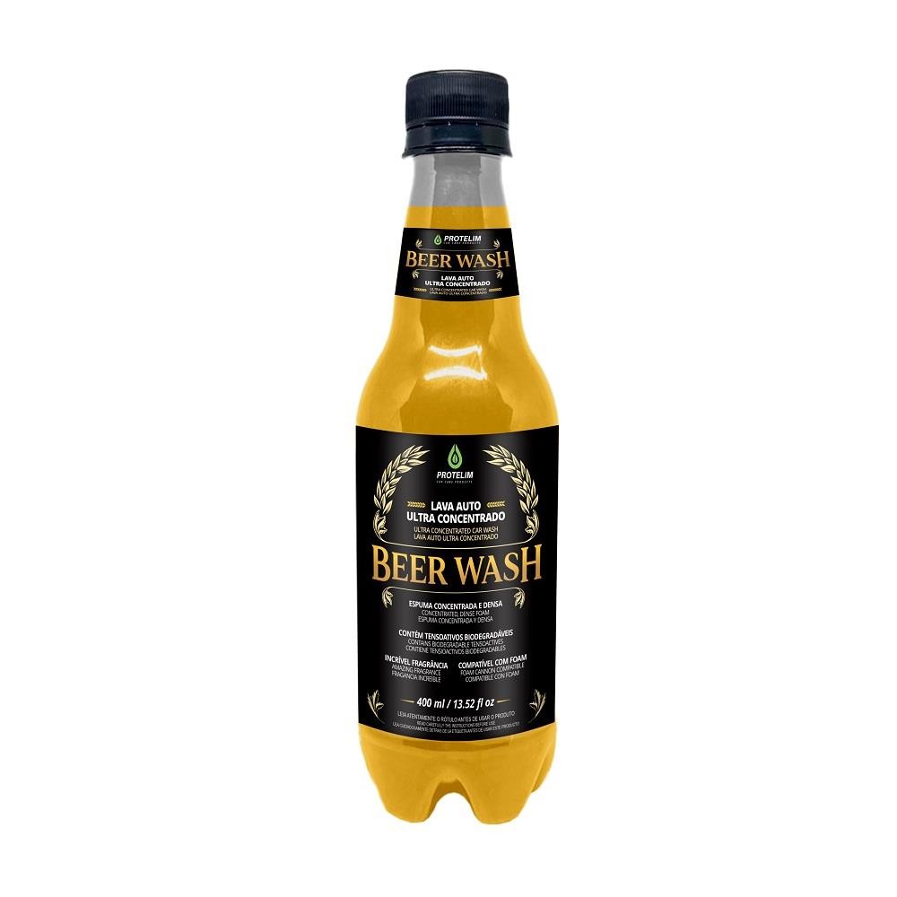 Shampoo Lava Auto Concentrado 1:300 Beer Wash 400ml Protelim