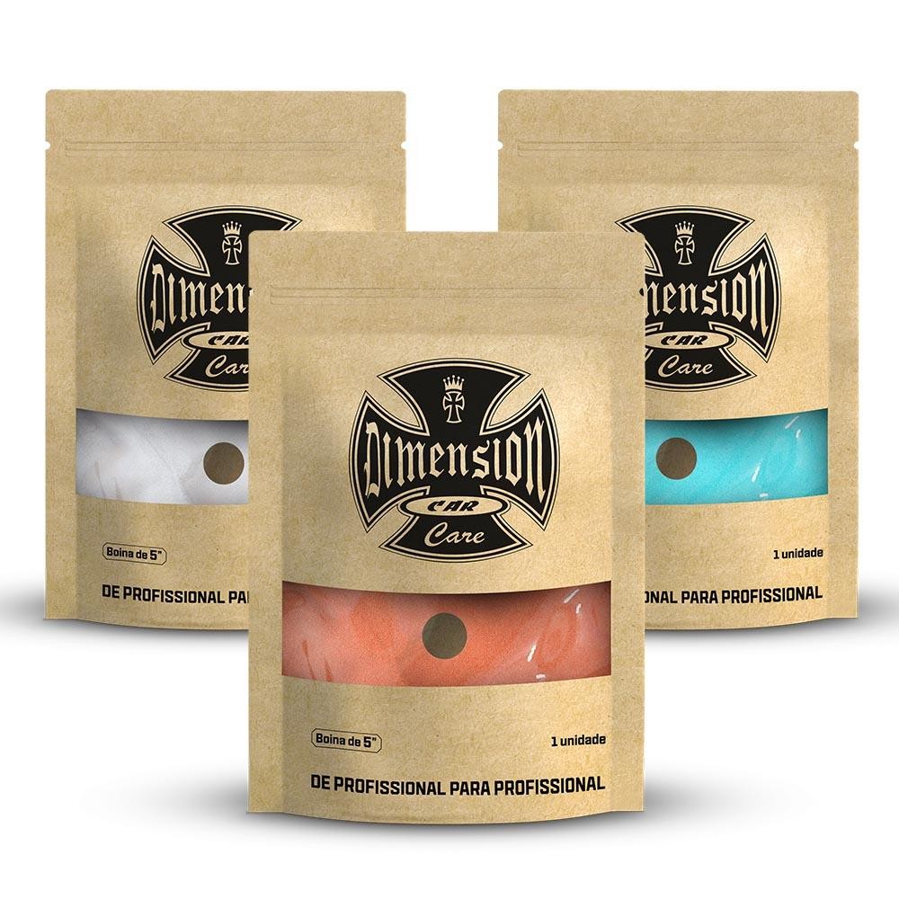 Kit Boinas de Espuma Corte Refino e Lustro 5" Dimension
