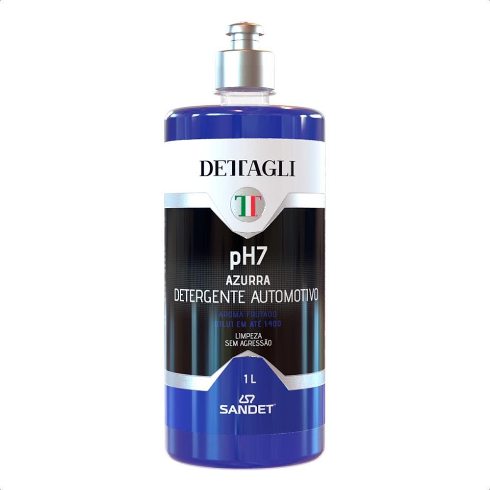 Shampoo Automotivo Neutro 1:400 PH7 Azurra 1 Litro Dettagli