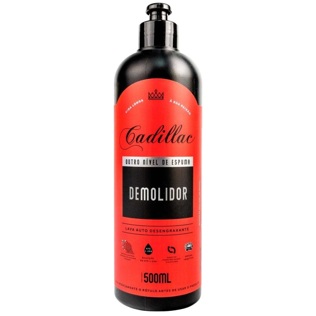 Shampoo Lava Auto Desengraxante Demolidor 500ml Cadillac