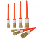 Kit com 7 Pinceis para Detalhamento Automotivo Cerdas Mistas Kers