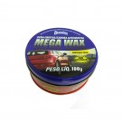 Cera Automotiva Cristalizadora em Pasta Mega Wax 100g Pérola