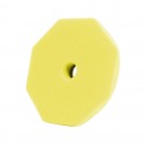 Boina de Espuma Octagonal Amarela Refino 5 Polegadas Detailer