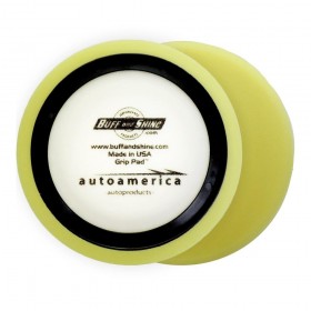 Boina de Espuma Amarela Macia 7,5" com Anel Centralizador Buff and Shine