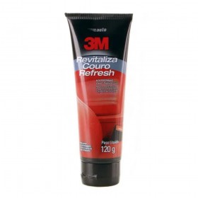 Revitalizador de Couro Plástico e Vinil Revitaliza Couro Refresh 120g 3m Brasil