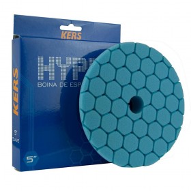 Boina de Espuma Azul Suave Lustro Hyper 5 polegadas Kers