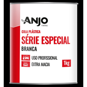 Massa Plastica Cola plastica branca 1Kg Anjo