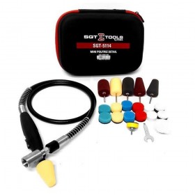Kit Mini Politriz Roto Orbital Detail Polish SGT-5114 Sigma Tools