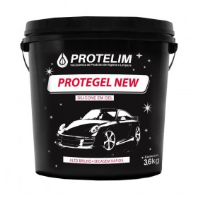 Silicone em Gel Pretinho Protegel New 3,6kg Protelim