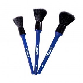 Kit 3 Pincéis para Detalhamento Ultra Macio Vonixx