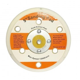 Suporte para Lixamento e Polimento 5 Polegadas Rosca 5/16" 24 Kers