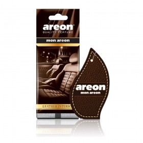 Aromatizante Automotivo Folha Leather Interior Mon Areon