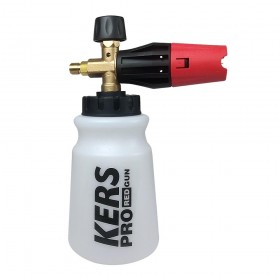 Canhão de Espuma Snow Foam Pro Red Gun 1 Litro Kers