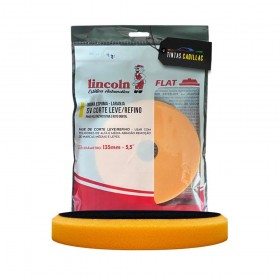 Boina De Espuma Laranja SV Corte Leve e Refino Flat 5,5 polegadas Lincoln