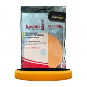 Boina De Espuma Laranja SV Corte Leve e Refino Flat 6 polegadas Lincoln