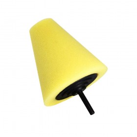 Cone de Espuma Amarelo para Polimento de Rodas Suave Kers