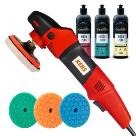 Politriz XTR 220V Kers + Kit Boinas 5 pol + Kit Risco Zero