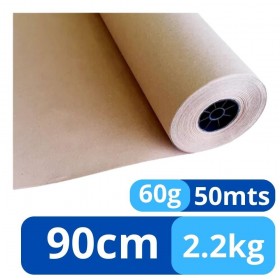 Papel Semi Craft Pardo Rolo Bobina 90cm Master