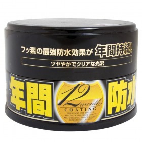 Cera Fusso Coat Black para Carros de Cores Escuras 200g 12 Meses Soft99