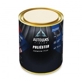 Tinta Poliéster Automotiva Preto Vesuvio Fiat 900ml Autoluks