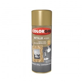 Tinta Spray Metallik 55 Bronze Metálico 350ml Colorgin