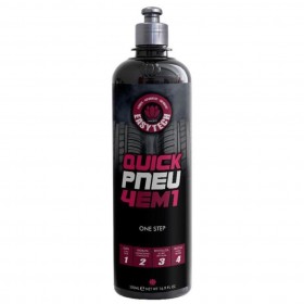 Limpeza Proteção Revitalização e Hidratação de Pneus Quick Pneu 4 em 1 500ml Easytech