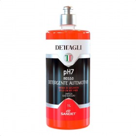Shampoo Automotivo Neutro 1:400 PH7 Rosso 1 Litro Dettagli