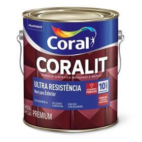 Coralit Ultra Resistência Fosco Branco 3,6L Coral