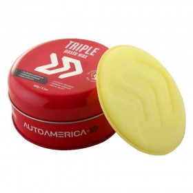 Cera em pasta 3 em 1 Triple Paste Wax 100g Autoamerica
