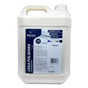 Cera polidora Carnaúba e Silicone dupla ação 5 litros Pérola