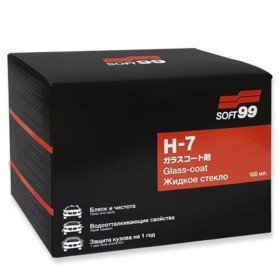 Vitrificador de Pintura H7 Coating Glass Coat 100ml Soft99