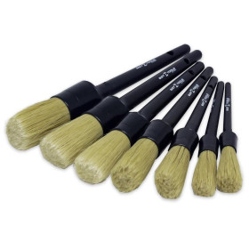 Kit 7 Pincéis para Detalhamento Externo Sigma Tools