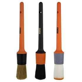 Kit Pincéis de Detalhamento Externo Interno e Delicado Kers