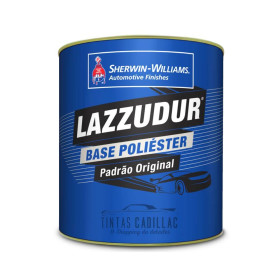 Tinta Poliéster Auto Cinza Holograma Perol 900ml Lazzuril