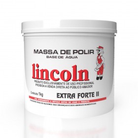 Massa de Polir Extra Forte II 1kg Lincoln