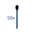 Kit 50 mini stick Redondo para Detalhamento Vonixx