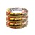 Kit 3 Fitas Crepe Automotiva amarela A128RA 18mm x 40m Adere